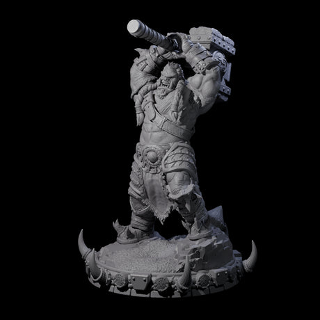 Frostbane Orc F Miniature for Dungeons and Dragons, Pathfinder or other TTRPGs