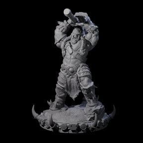 Frostbane Orc F Miniature for Dungeons and Dragons, Pathfinder or other TTRPGs