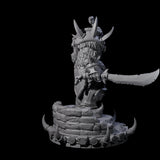 Frostbane Orc G Miniature for Dungeons and Dragons, Pathfinder or other TTRPGs