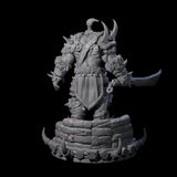 Frostbane Orc G Miniature for Dungeons and Dragons, Pathfinder or other TTRPGs