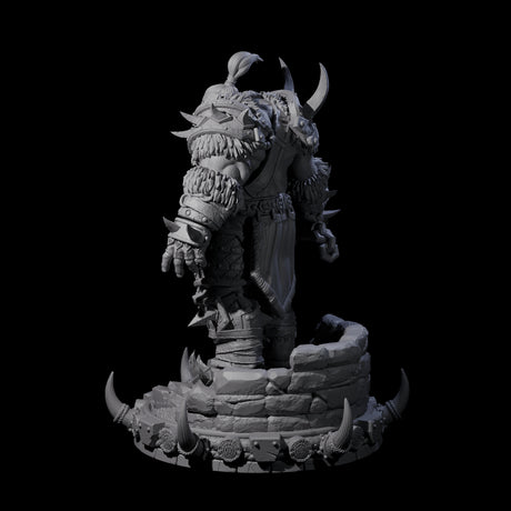 Frostbane Orc G Miniature for Dungeons and Dragons, Pathfinder or other TTRPGs