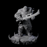 Frostbane Orc H Miniature for Dungeons and Dragons, Pathfinder or other TTRPGs