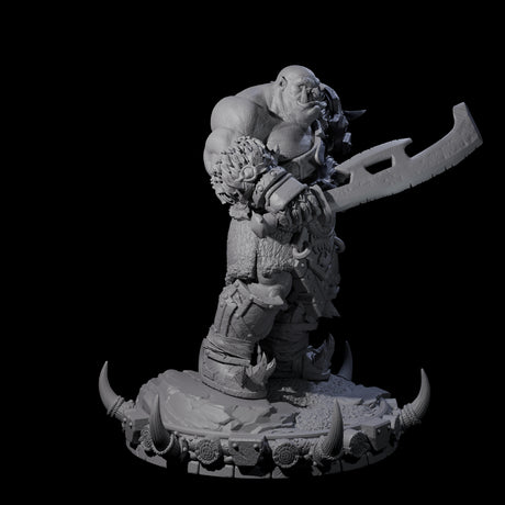 Frostbane Orc H Miniature for Dungeons and Dragons, Pathfinder or other TTRPGs