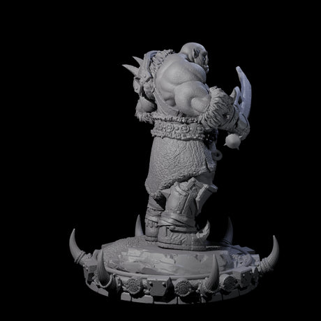 Frostbane Orc H Miniature for Dungeons and Dragons, Pathfinder or other TTRPGs