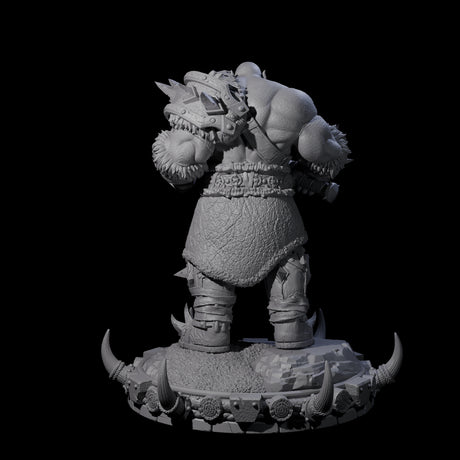 Frostbane Orc H Miniature for Dungeons and Dragons, Pathfinder or other TTRPGs