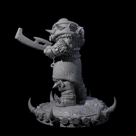 Frostbane Orc H Miniature for Dungeons and Dragons, Pathfinder or other TTRPGs