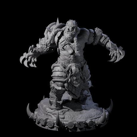 Frostbane Orc I Miniature for Dungeons and Dragons, Pathfinder or other TTRPGs