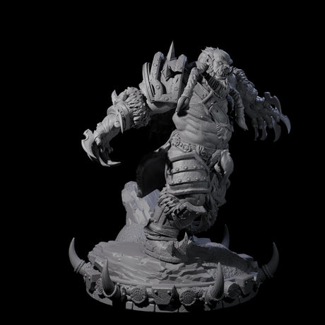 Frostbane Orc I Miniature for Dungeons and Dragons, Pathfinder or other TTRPGs