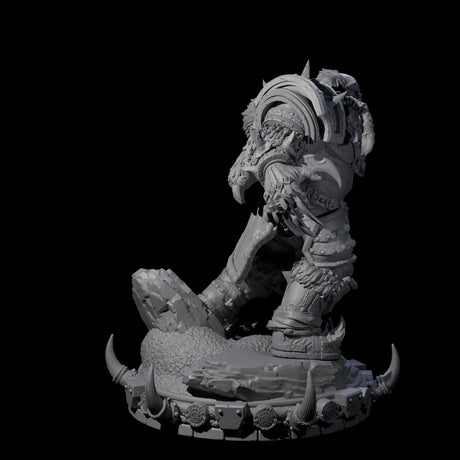 Frostbane Orc I Miniature for Dungeons and Dragons, Pathfinder or other TTRPGs