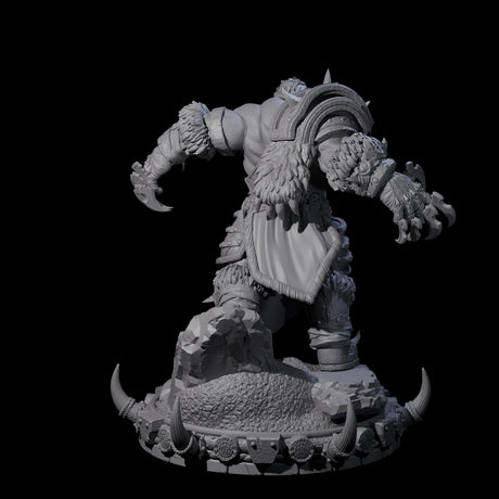 Frostbane Orc I Miniature for Dungeons and Dragons, Pathfinder or other TTRPGs