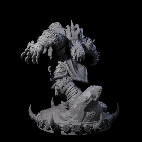 Frostbane Orc I Miniature for Dungeons and Dragons, Pathfinder or other TTRPGs
