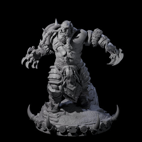 Frostbane Orc I Miniature for Dungeons and Dragons, Pathfinder or other TTRPGs