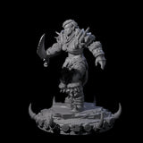 Frostbane Orc J Miniature for Dungeons and Dragons, Pathfinder or other TTRPGs