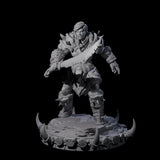 Frostbane Orc J Miniature for Dungeons and Dragons, Pathfinder or other TTRPGs