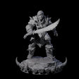 Frostbane Orc J Miniature for Dungeons and Dragons, Pathfinder or other TTRPGs