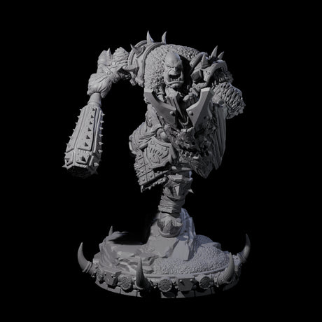Frostbane Orc K Miniature for Dungeons and Dragons, Pathfinder or other TTRPGs
