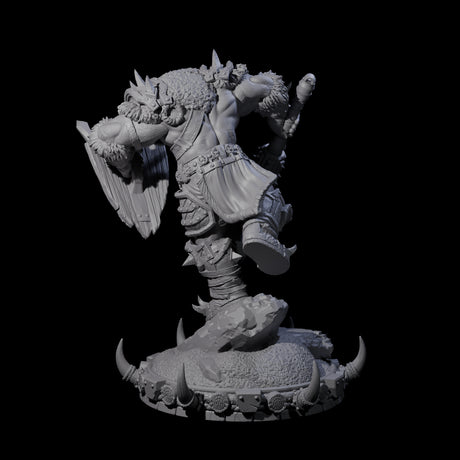 Frostbane Orc K Miniature for Dungeons and Dragons, Pathfinder or other TTRPGs