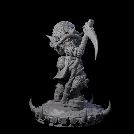 Frostbane Orc L Miniature for Dungeons and Dragons, Pathfinder or other TTRPGs