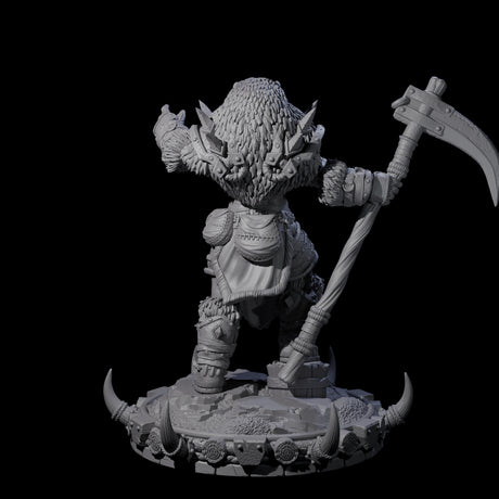 Frostbane Orc L Miniature for Dungeons and Dragons, Pathfinder or other TTRPGs