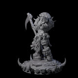 Frostbane Orc L Miniature for Dungeons and Dragons, Pathfinder or other TTRPGs