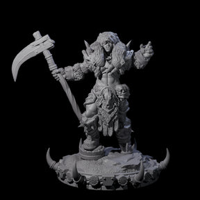 Frostbane Orc L Miniature for Dungeons and Dragons, Pathfinder or other TTRPGs