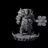Frostbane Orc M Miniature for Dungeons and Dragons, Pathfinder or other TTRPGs