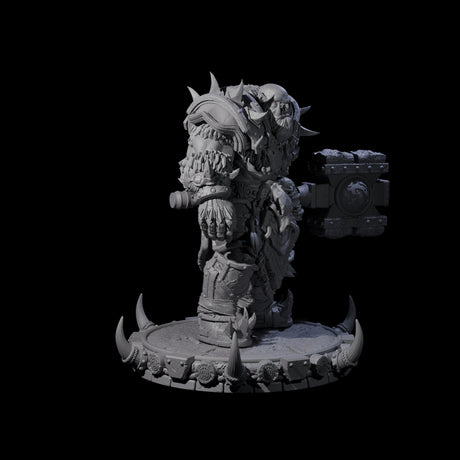 Frostbane Orc M Miniature for Dungeons and Dragons, Pathfinder or other TTRPGs