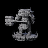 Frostbane Orc M Miniature for Dungeons and Dragons, Pathfinder or other TTRPGs