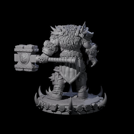 Frostbane Orc M Miniature for Dungeons and Dragons, Pathfinder or other TTRPGs