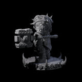 Frostbane Orc M Miniature for Dungeons and Dragons, Pathfinder or other TTRPGs
