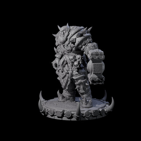 Frostbane Orc M Miniature for Dungeons and Dragons, Pathfinder or other TTRPGs
