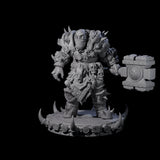 Frostbane Orc M Miniature for Dungeons and Dragons, Pathfinder or other TTRPGs