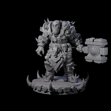 Frostbane Orc M Miniature for Dungeons and Dragons, Pathfinder or other TTRPGs