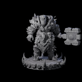 Frostbane Orc M Miniature for Dungeons and Dragons, Pathfinder or other TTRPGs