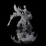 Frostbane Orc N Miniature for Dungeons and Dragons, Pathfinder or other TTRPGs