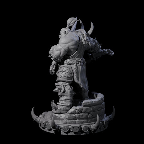Frostbane Orc N Miniature for Dungeons and Dragons, Pathfinder or other TTRPGs
