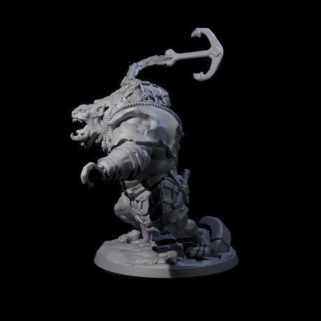 Frothing Ogre A Miniature for Dungeons and Dragons, Pathfinder or other TTRPGs