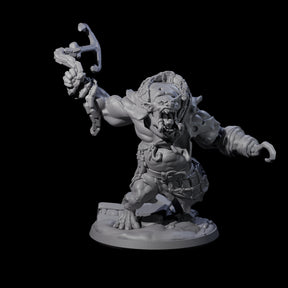 Frothing Ogre A Miniature for Dungeons and Dragons, Pathfinder or other TTRPGs