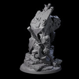Frothing Ogre B Miniature for Dungeons and Dragons, Pathfinder or other TTRPGs