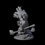 Frothing Ogre B Miniature for Dungeons and Dragons, Pathfinder or other TTRPGs