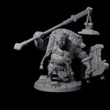 Frothing Ogre C Miniature for Dungeons and Dragons, Pathfinder or other TTRPGs