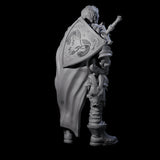 Frowning Scarred Veteran Miniature for Dungeons and Dragons, Pathfinder or other TTRPGs