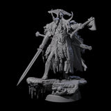 Frozen Expanse Draugr A Miniature for Dungeons and Dragons, Pathfinder or other TTRPGs
