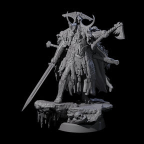 Frozen Expanse Draugr A Miniature for Dungeons and Dragons, Pathfinder or other TTRPGs
