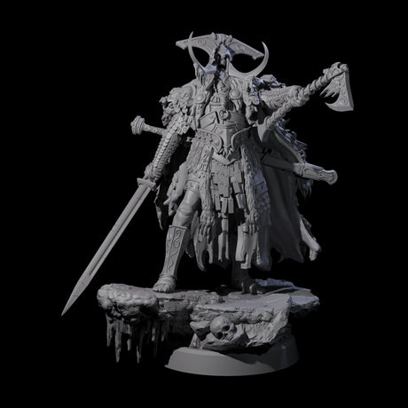 Frozen Expanse Draugr A Miniature for Dungeons and Dragons, Pathfinder or other TTRPGs