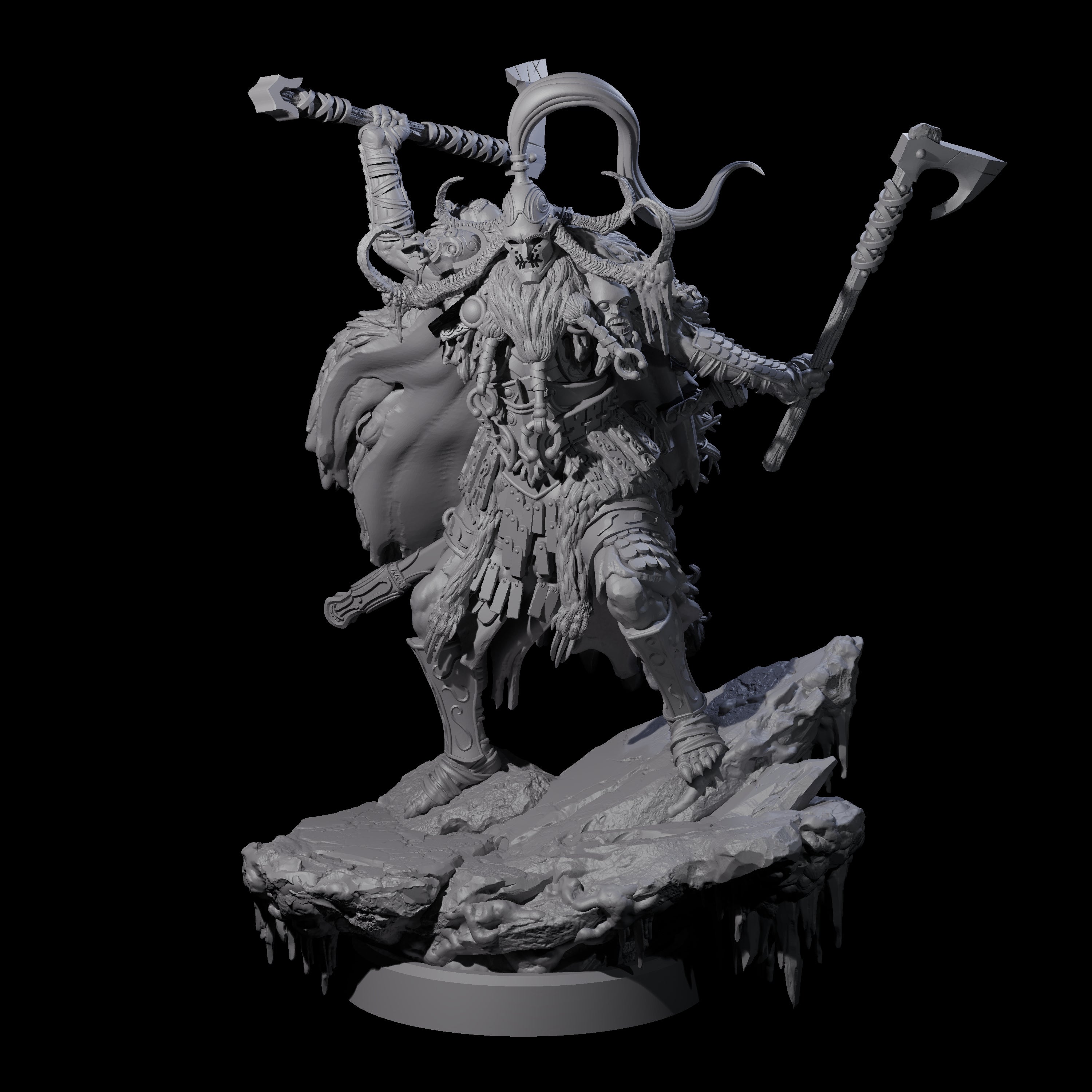 Frozen Expanse Draugr B Miniature for Dungeons and Dragons, Pathfinder or other TTRPGs