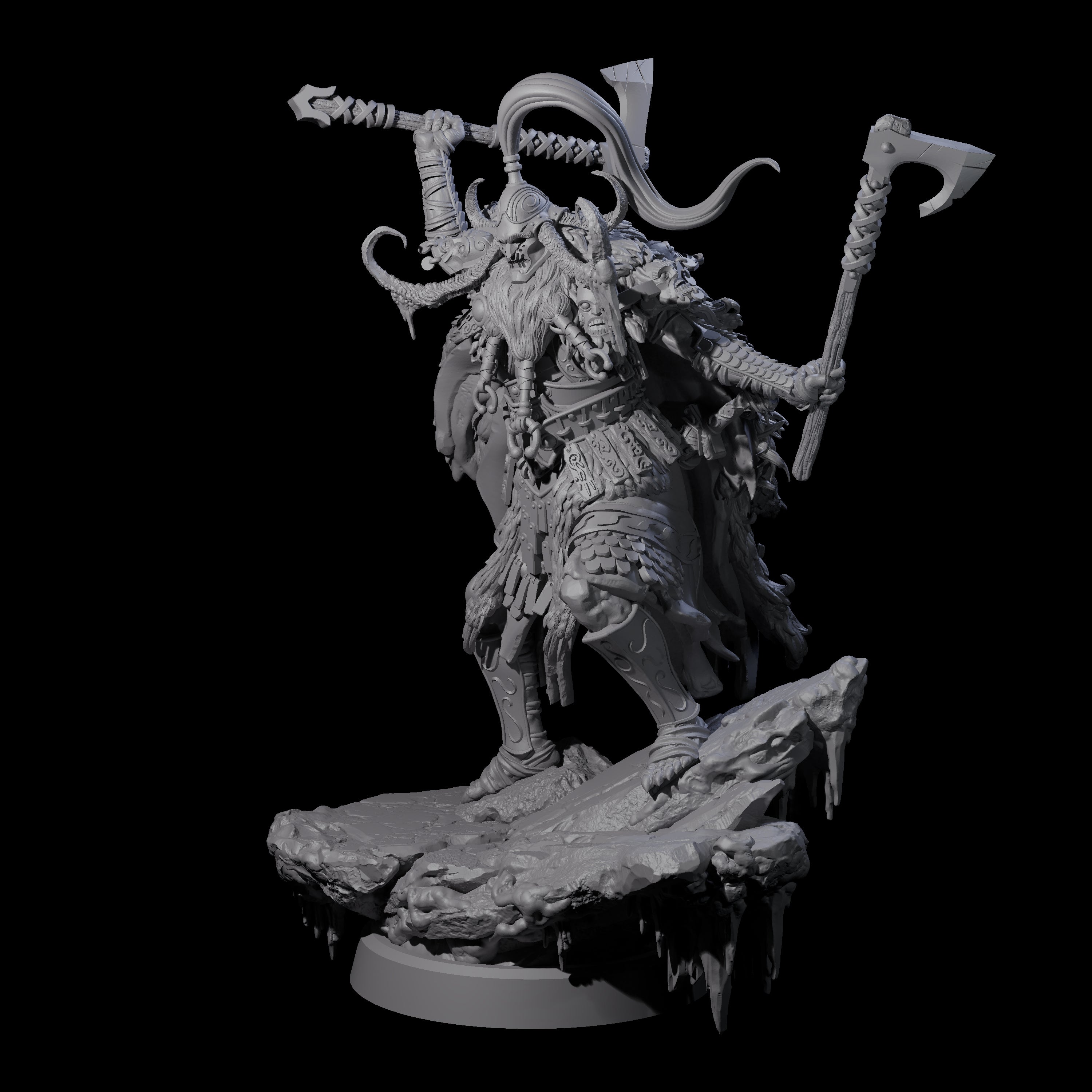 Frozen Expanse Draugr B Miniature for Dungeons and Dragons, Pathfinder or other TTRPGs