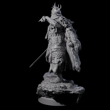 Frozen Expanse Draugr C Miniature for Dungeons and Dragons, Pathfinder or other TTRPGs