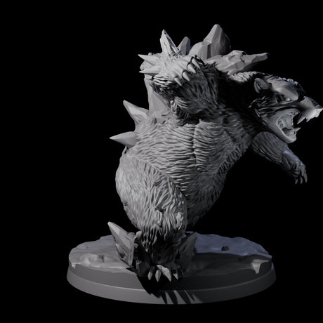 Frozen Polar Bear Beast A Miniature for Dungeons and Dragons, Pathfinder or other TTRPGs