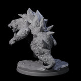 Frozen Polar Bear Beast A Miniature for Dungeons and Dragons, Pathfinder or other TTRPGs